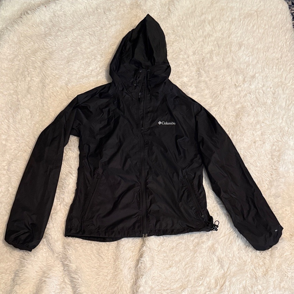 Columbia Black Outdoor‎ Hooded Jacket